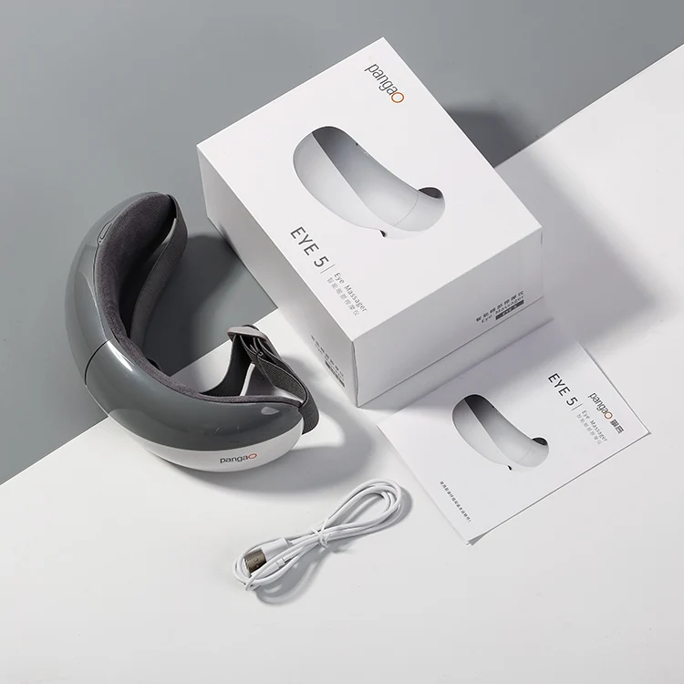 Portable Wireless High Frequency Vibration Electric Smart Heating Air Compression Eye Massager Device with Music