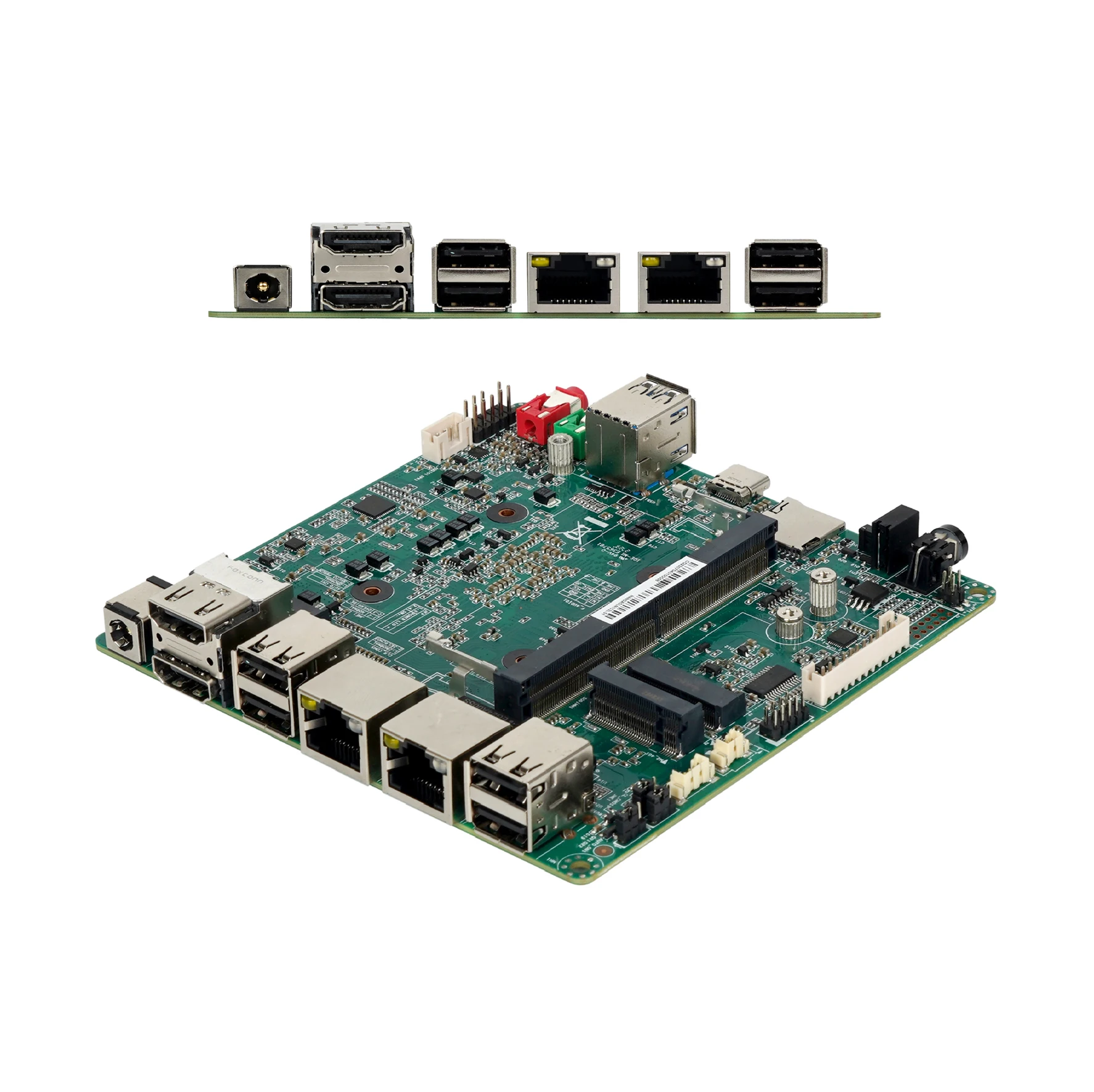 ZEROONE Fanless 12th Gen Alder Lake DDR5 Industrial Computer i3 i5 i7 6 Lan Nano ITX Mainboard  Firewall Router Motherboard