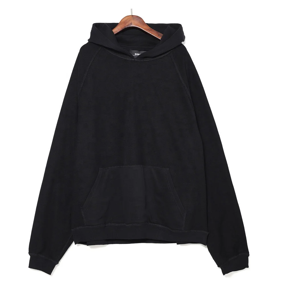 Fall Winter Fashion Contrast Hoodie Manufacturer Small Order Round Neck Custom Cotton French Terry Cotton Unisex Hoodie