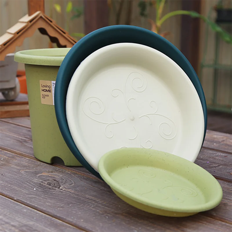 High Quality Wholesale Durable  Colorful Artificial Large Plastic Flower Pots For Home Decoration