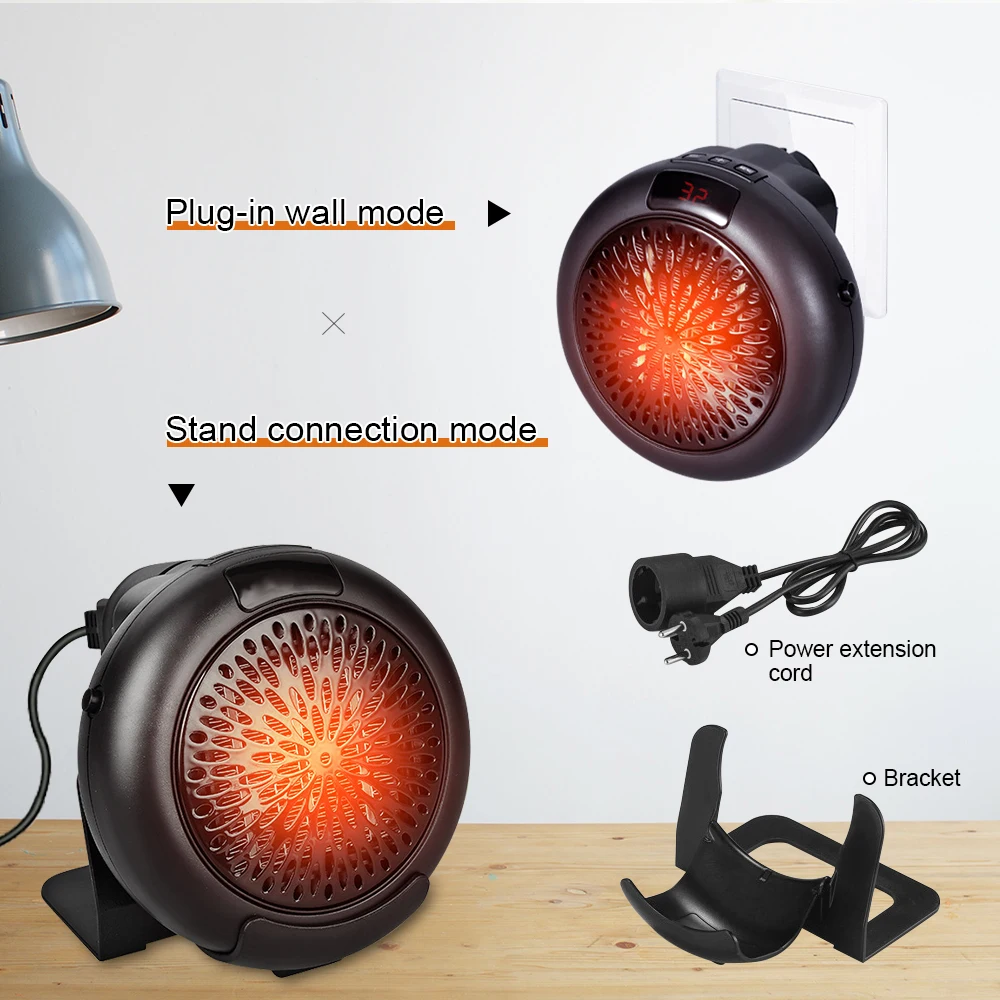 New Design Winter High Efficiency Electric Room Fan Heater Homes Speed Adjustment Mini Fan Heater Electric Heating Blower