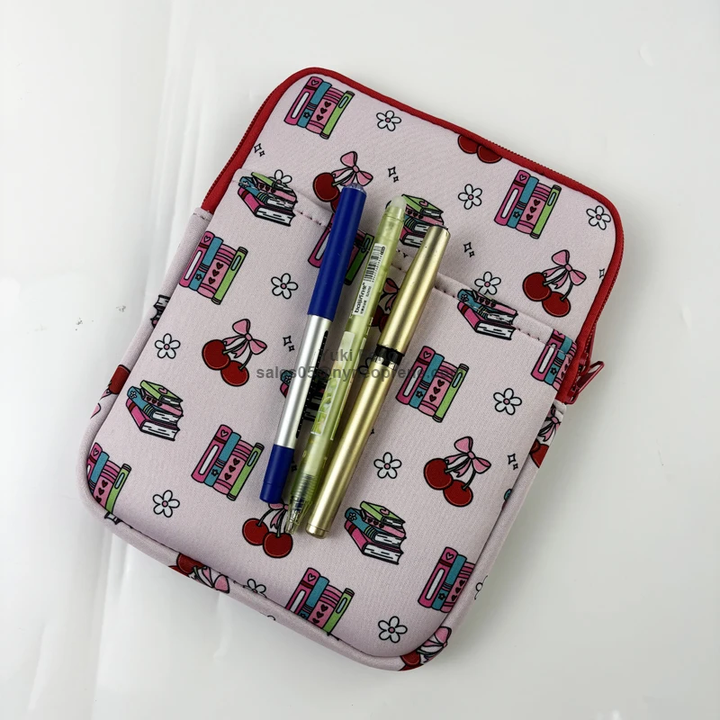 Sublimation customized size neoprene book case neoprene book pouches