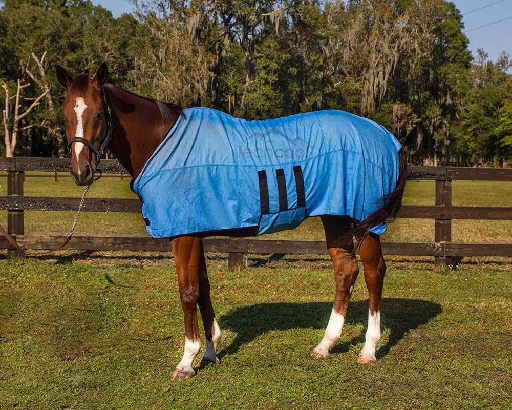 Techcool, летнее одеяло для лошадей, охлаждающий ковер для лошадей, большое полотенце для лошадей