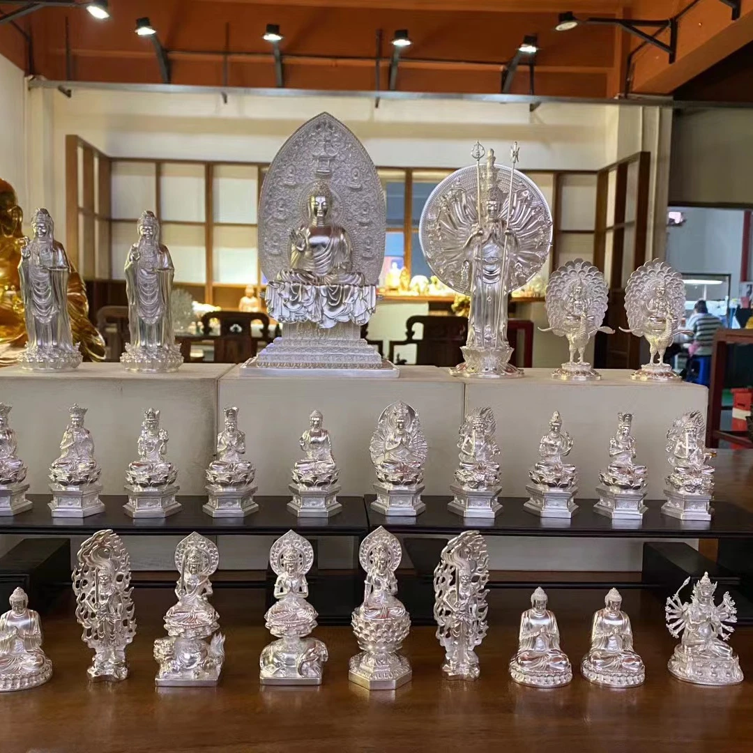Silver Buddha statue mold design and customization Silver Buddha Statue Handicraft Manufacturing Buddha statue mold processing