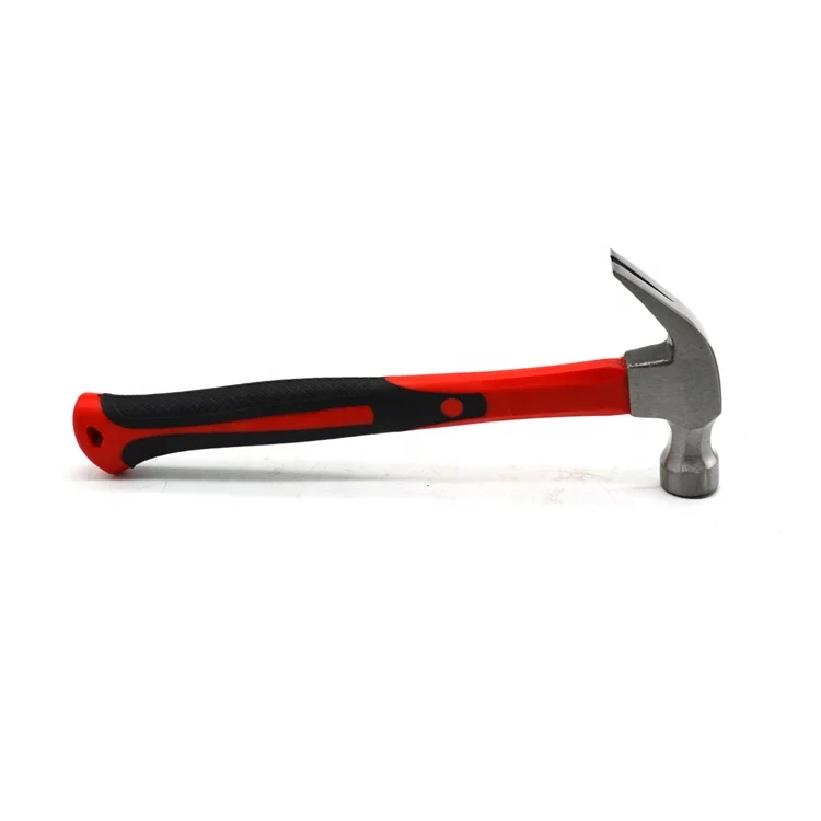 8oz 12oz 16oz 20oz 24oz straight claw hammer soft TPR grip plastic coated handle