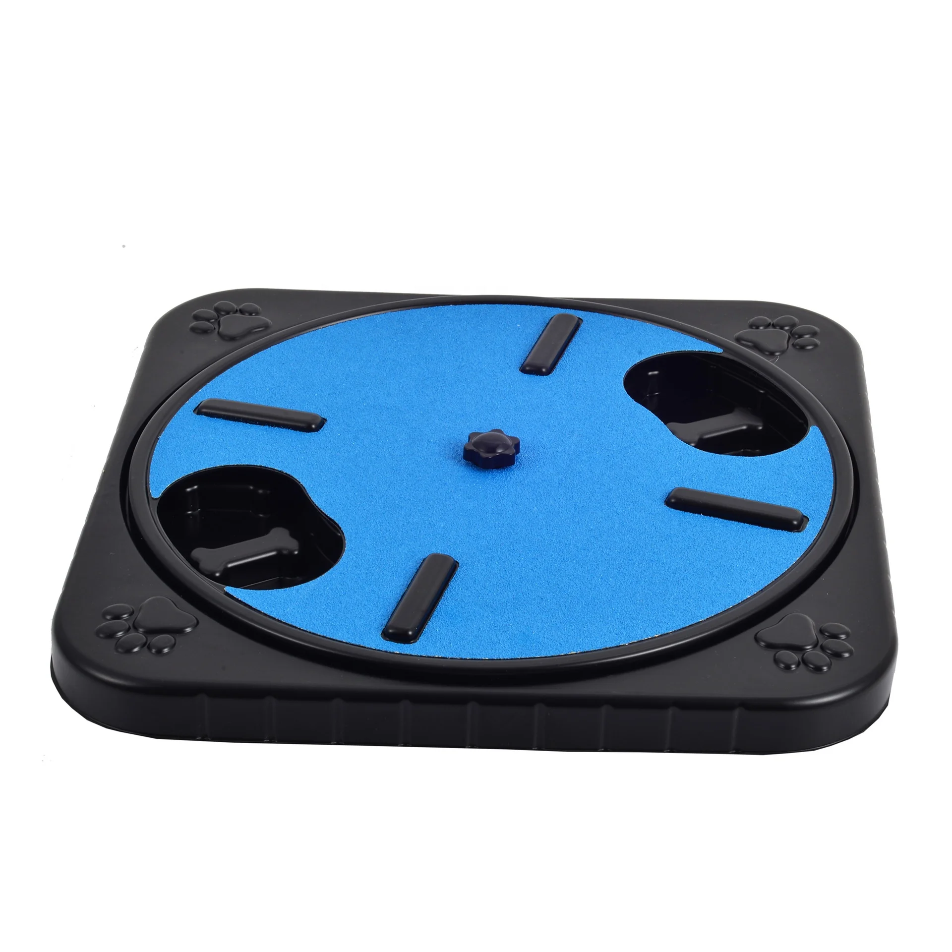 IQ training dog toy puzzle game feeding bowl pet dog Nail grinding scraper Slow food bowl plate