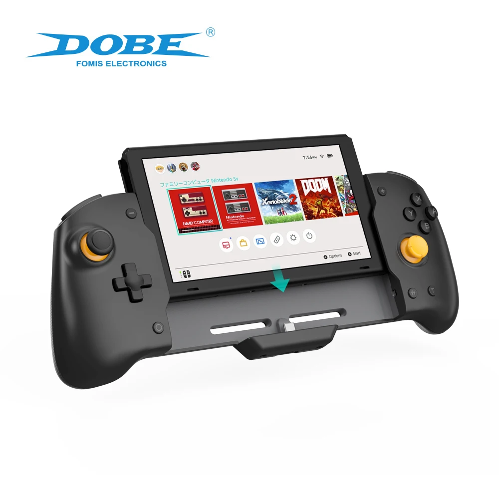 Оптовая продажа полноразмерный контроллер DOBE Switch Pro Grip для Nintendo & OLED