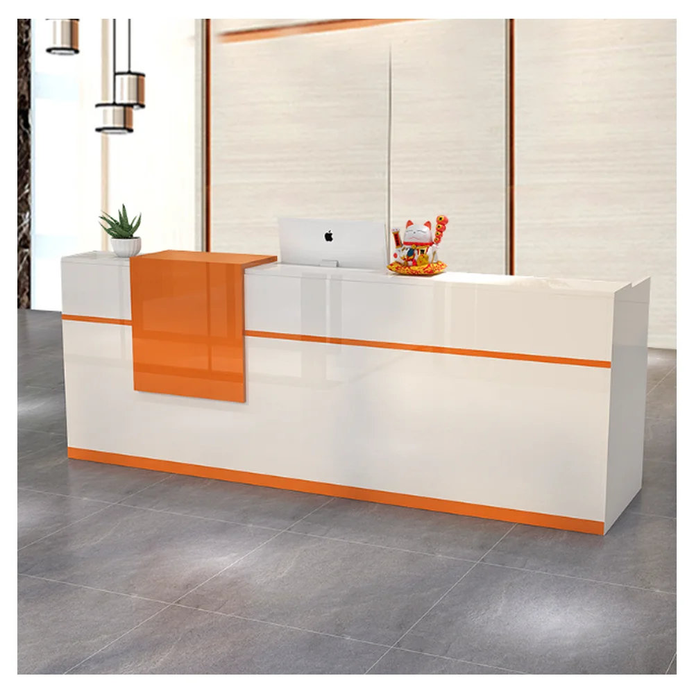 Prima factory customized Hotel Lobby Reception Desk Modern Office Reception Desk Reception Desk For Office