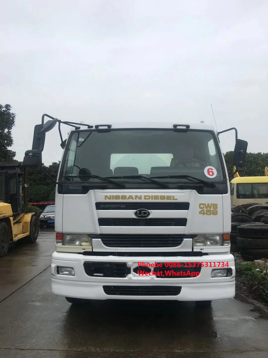Used Concrete Mixer UD truck Maintain Well for