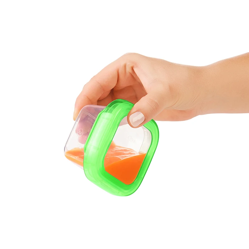 
2021 New Reusable Baby Food Storage Fresh-keeping box children Plastic Container Food Box 