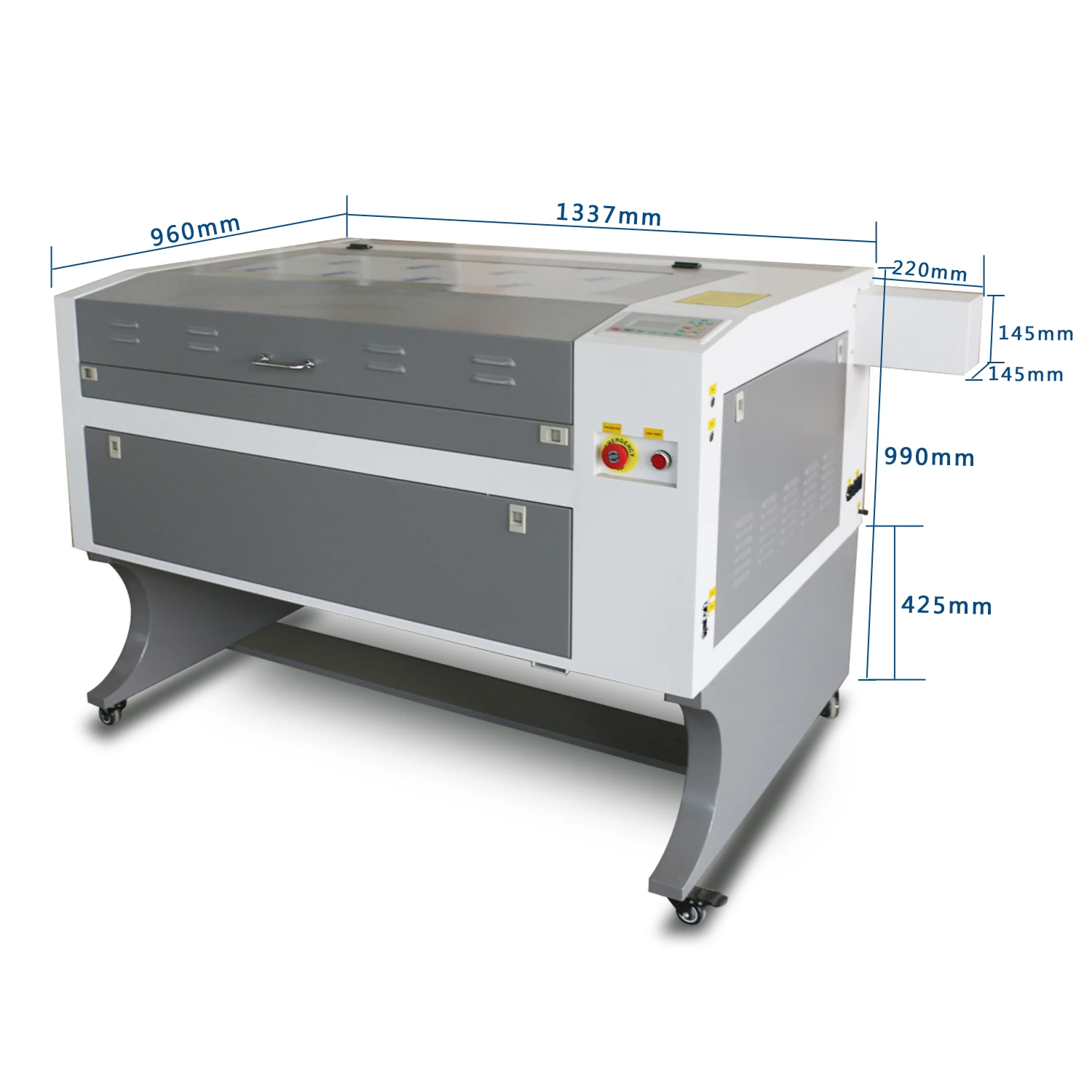 Cheap price 6090 co2 laser engraving cutting machine with CCD scanning camera system for badges patches cutting