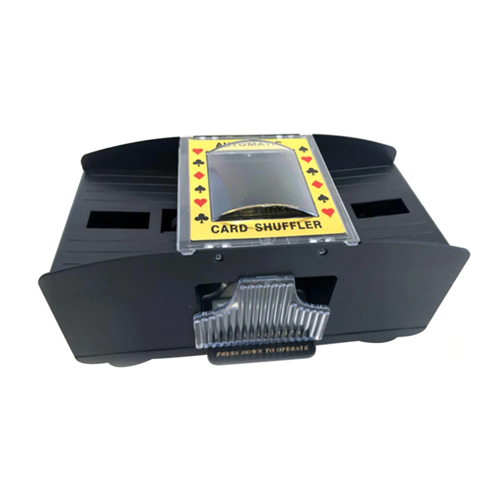 Luxury leather poker card shuffler casino automatic card shuffler