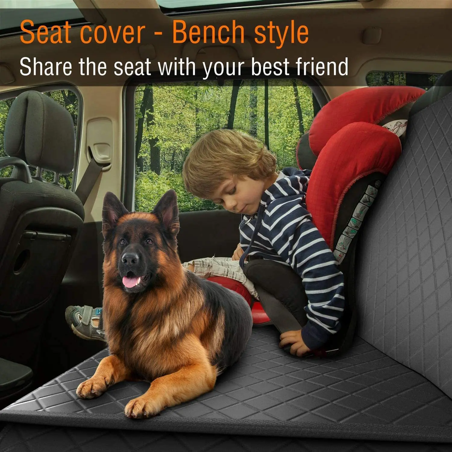 Travel Dog Waterproof Hammock Nonslip pet car seat cover dog