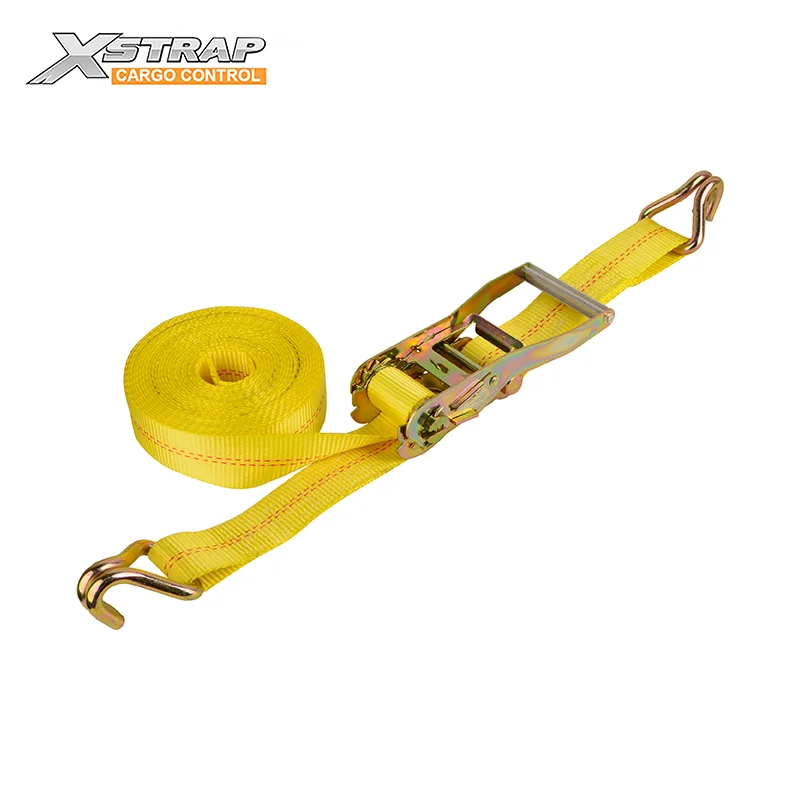 2 Inch Custom Logo Printing Ratchet Tie Down Strap Cargo Polyester Lashing Belt