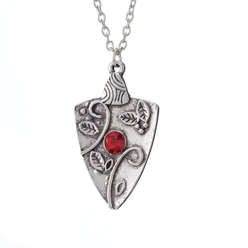 The Vampire Diaries Necklace Bennett Family Bonnie Garnet Amulet heart Necklace