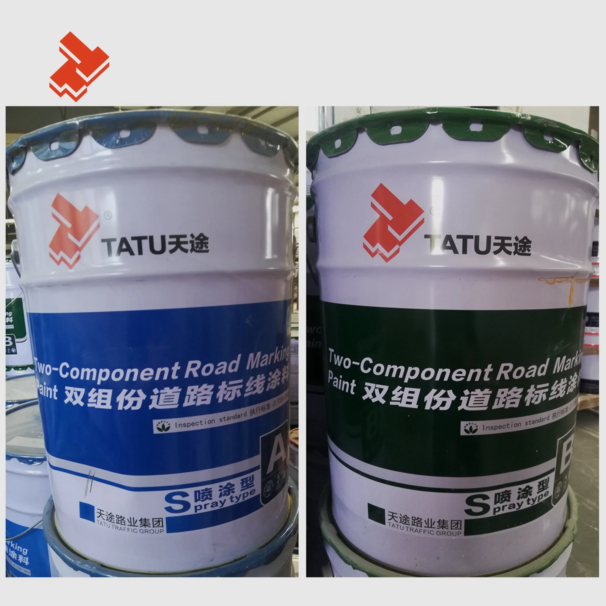 Environmental Cold Plastic Road Marking Paint/Two component paint MMA
