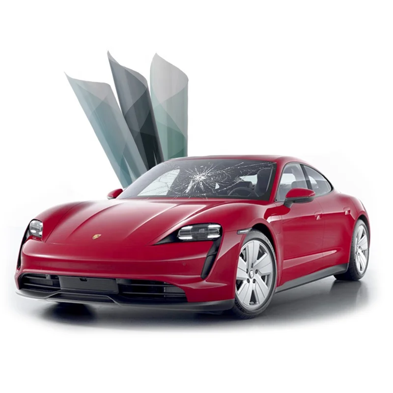50% VLT Автомобильная защита от ультрафиолетового излучения с высоким температурным контролем нано-керамическая Защитная пленка для окон 4