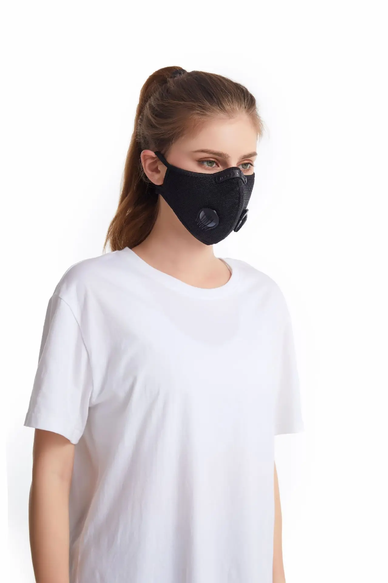 
New Customized Sport Face Cover with Valve Washable & Breathable Mouth Covering for Men Women 