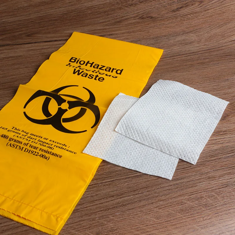 Absorbent Pads for containing infectious substances in transit