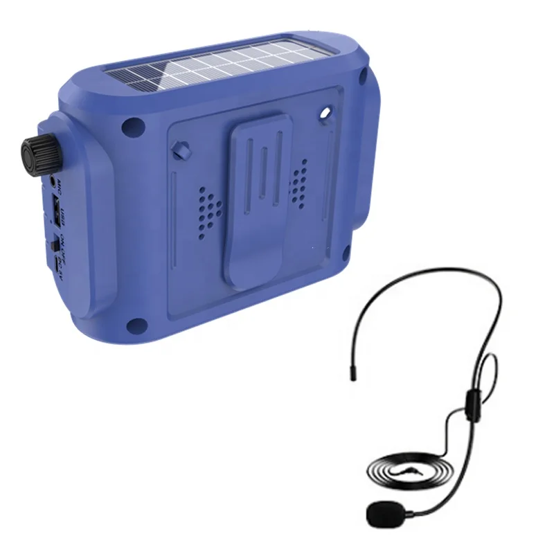 USB Portable Multifunction Solar Speaker Surround Sound Handheld Fm Audio Loudspeaker amplifiers Outdoor Flashlight Speaker