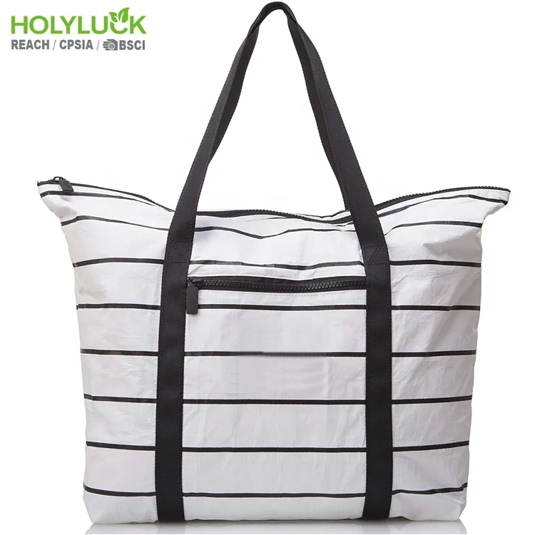 ECO Friendly Material custom logo reusable shopping bags light dupont tyvek paper grocery bag