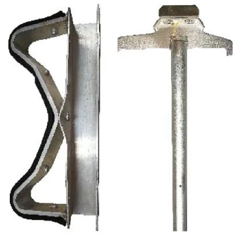 Telescopic fence parts expandable steel security Connecting parts sign board Fence Post