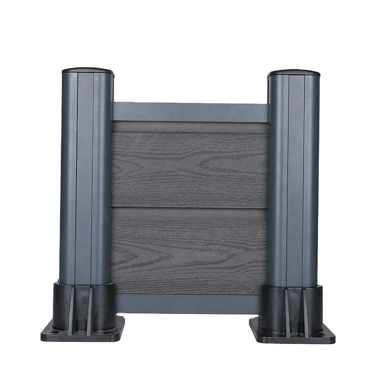 outdoor wpc fence easy installation co-extrusion home garden fence boards wpc fence panels