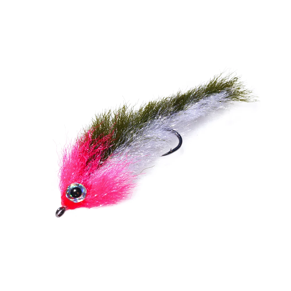 Baitfish Polar Game Changer Fly Articulated Fish Spine Fly Big Streamers for Trout Bass Pike Tarpon Saltwater Fishing Flies