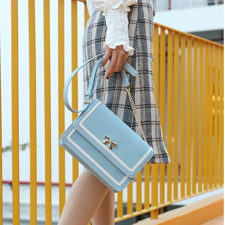 
AJI messenger bag korean new style women wholesale small square shoulder bag pu leather bags women handbags luxury 