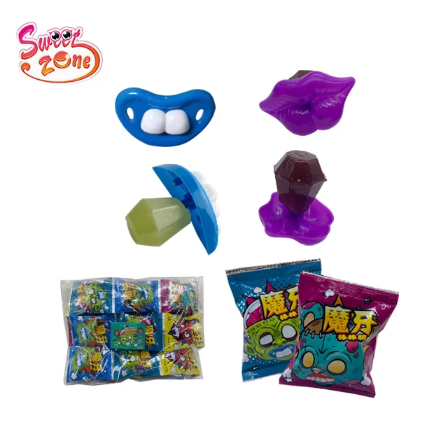 Halloween Devil Teeth Diamond Lollipop Hard Candy