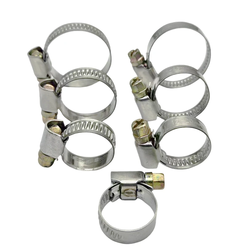 New Popular Selling Customized German Type Adjustable Tube Clamps Worm Drive Hose Clamp