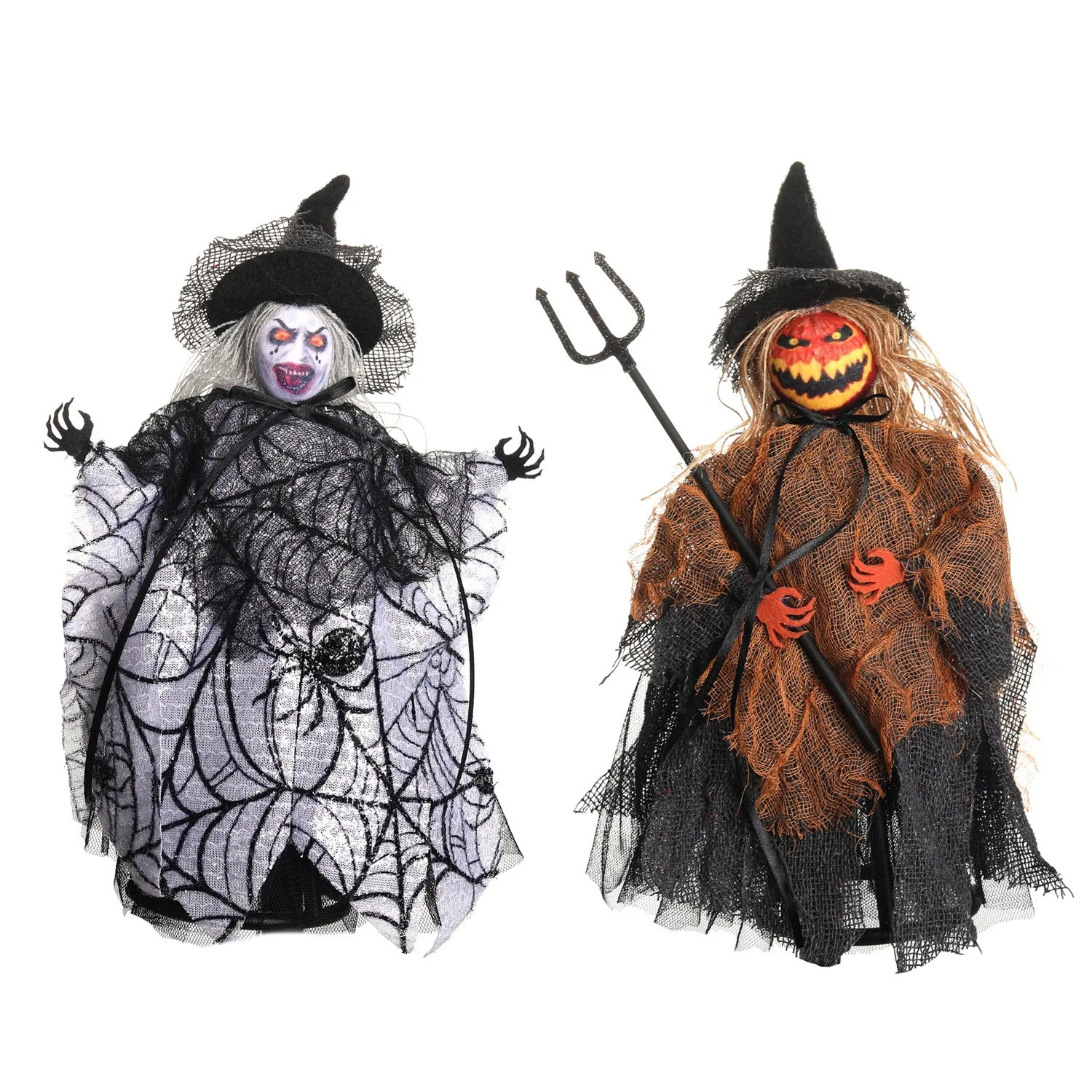 Halloween decorations Halloween horror pumpkin doll pendant Haunted house party ghost prop