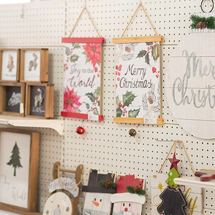 
Supplier Christmas Gift Set White Resin Sculpture mdf Boards Tabletop Home Decoration 