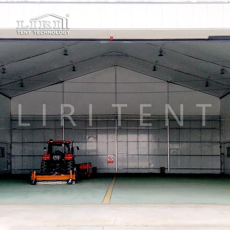 Large Waterproof Temporary Big PVC Helicopter Aircraft Hangar Tents