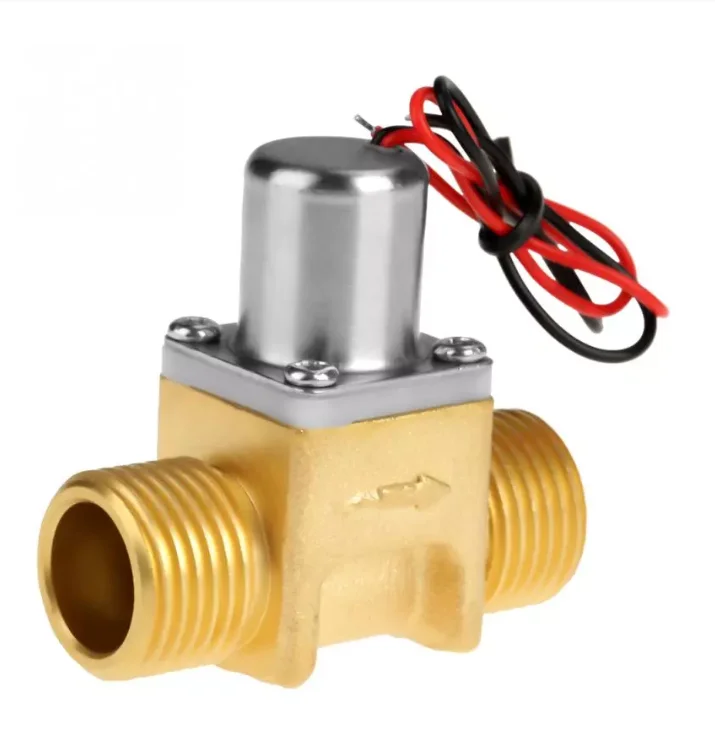 Электромагнитный клапан для садового орошения, импульсный медный клапан для индукционного очистителя, 5 в постоянного тока, 1/2 дюйма