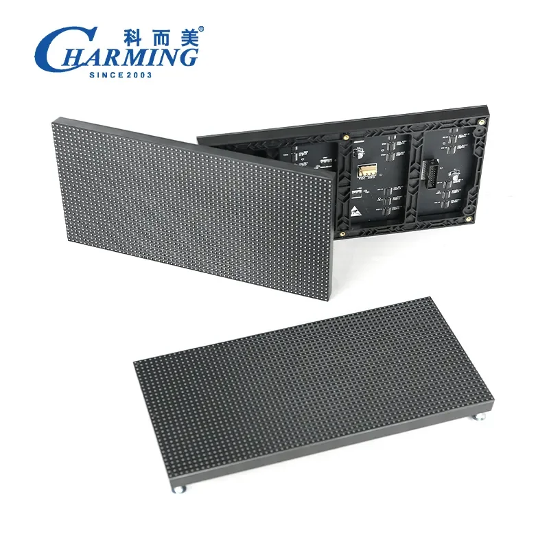 Indoor And Outdoor Screen  LED Display 1R1G1B P4 Module Size 256*128mm For Club