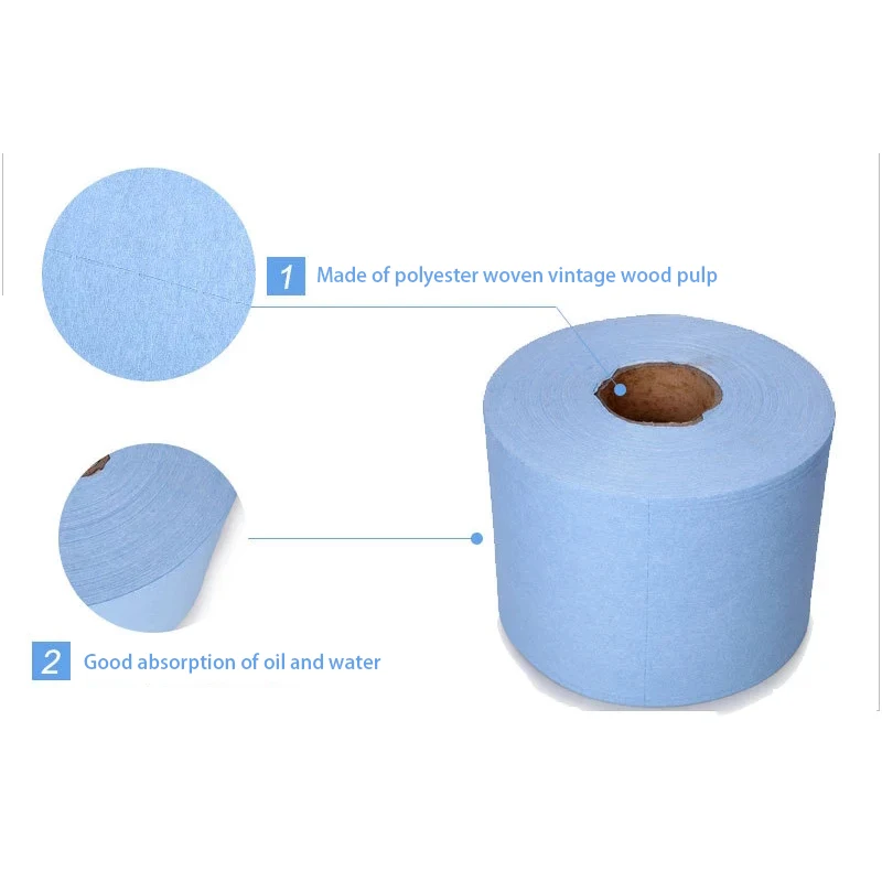 
Industrial Lint Free Wipes Nonwoven Cleaning Cloth In Roll 
