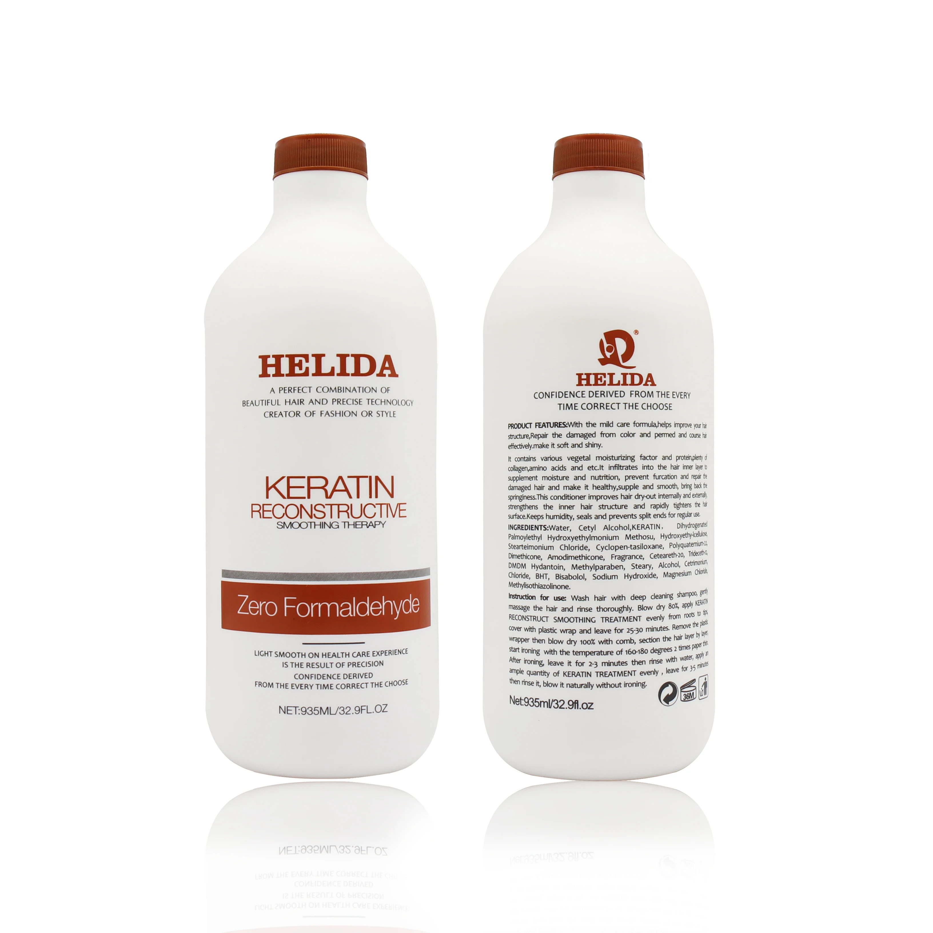 Hair production and care Keratin and panthenol damaged hair shampoo
