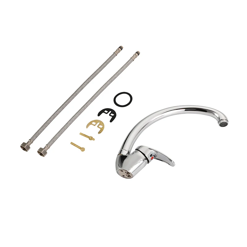 Modern Ceramic Valve Core Zinc Single Handle Deck Mounted Kitchen Mixer kitchen Sink Faucets