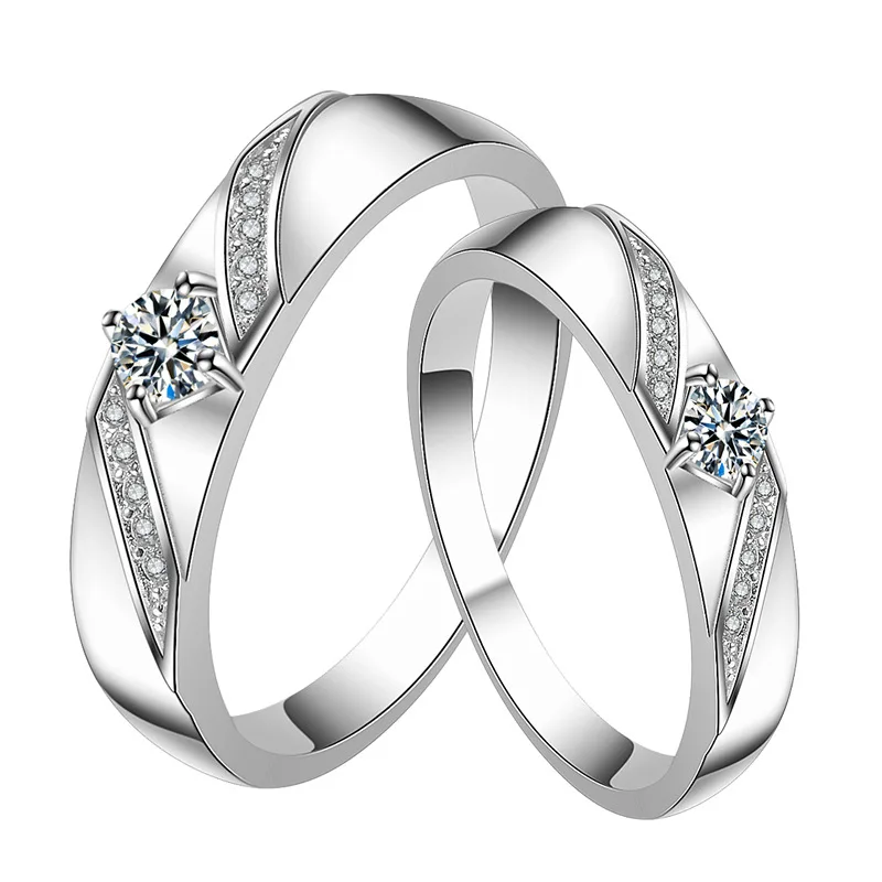 Silver Color 925 Sterling Jewelry VVS1 Diamond Ring for Women Anillos Bizuteria Topaz Gemstone Silver 925 Jewelry Diamond Rings