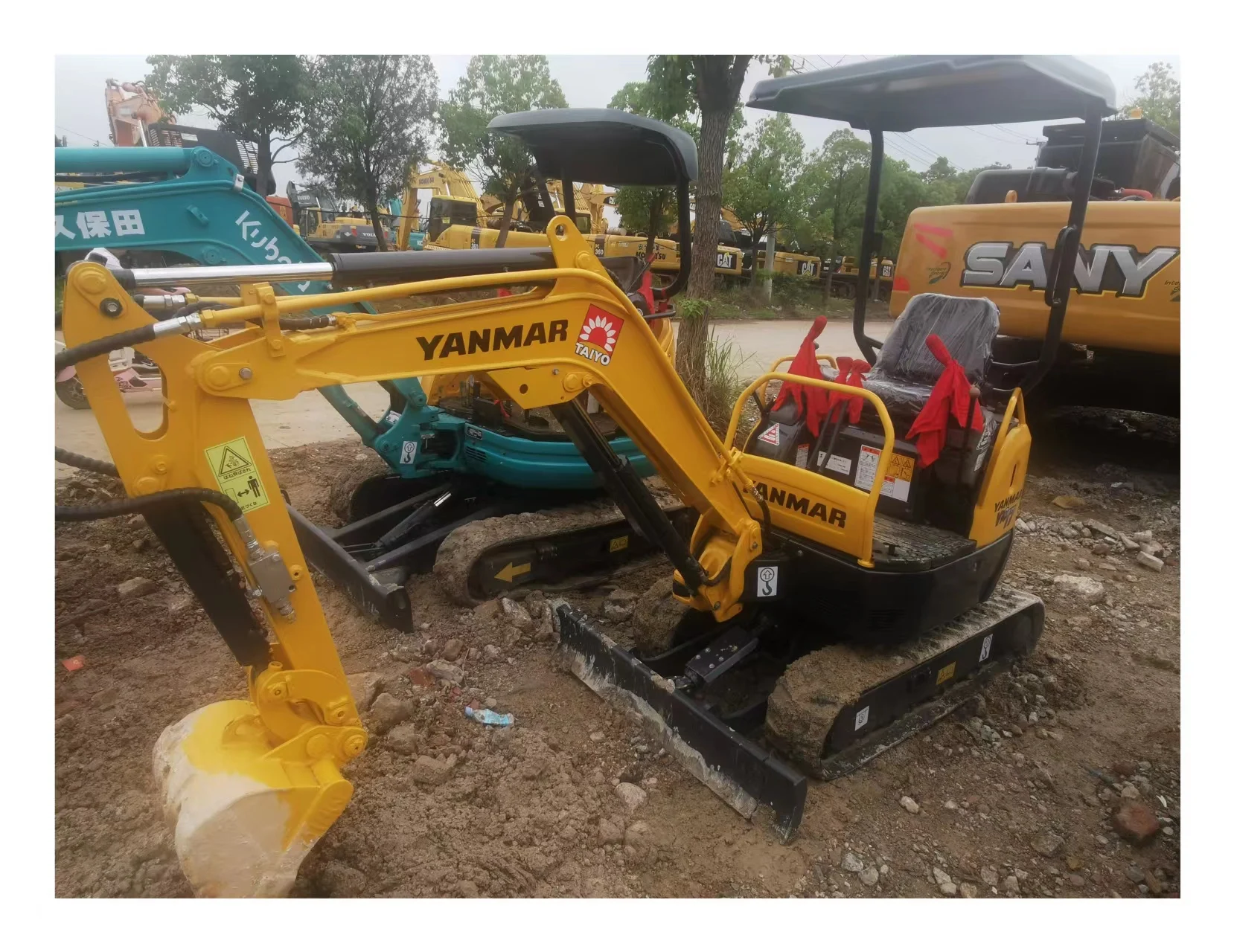 world new best engine used Yanmar V17 1.5 ton mini excavator ,good digger for sale