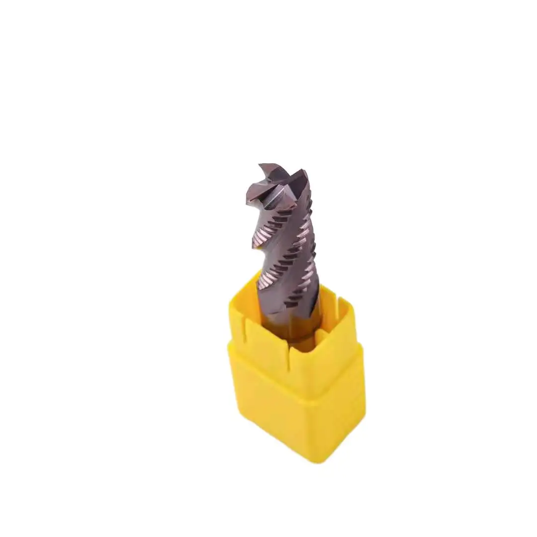 Best Quality Endmill Solid Carbide Cutting Tools 3 Flutes Aluminum End Mill Rough Leather Knife