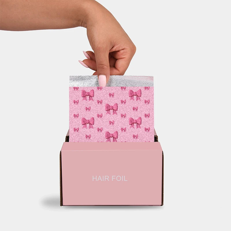 New Embossed Pop up Foil Sheets Hairdressing Aluminium Foil Sheets with Color Printing