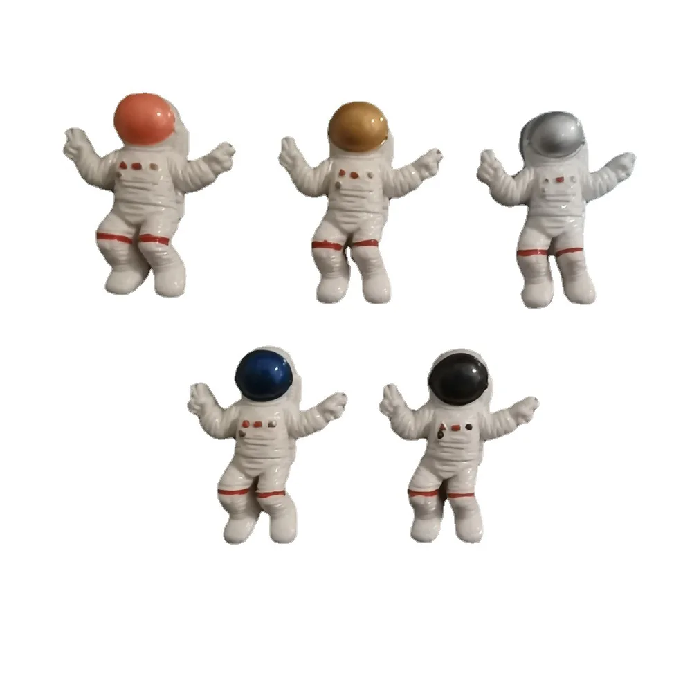 New astronaut refrigerator patch custom fridge magnets 3D star spacecraft fridge magnet patch