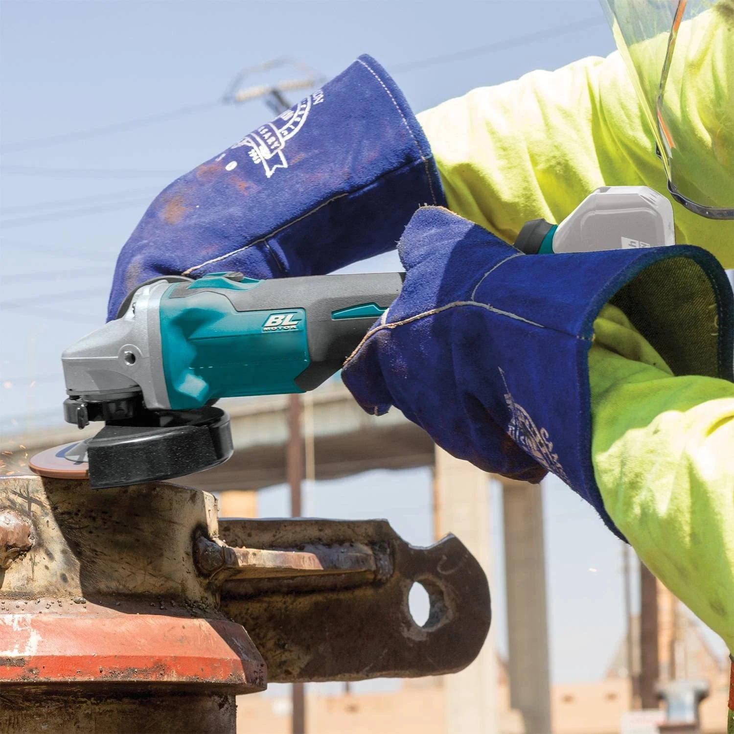 Grinding machine Makita sanders DGA404 18V 4.0AH cordless brushless variable adjustable speed electric angle grinder