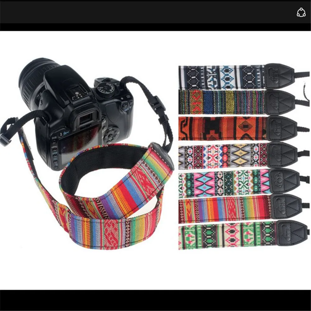  Ремень на плечо для камеры SLR DSLR прочный ремень Nikon Canon Sony ретро этнический