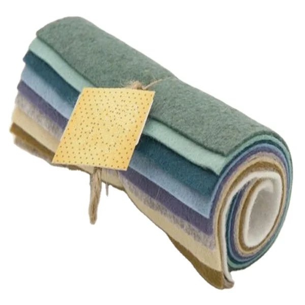 2mm 3mm 4mm 5mm Organic Color Merino Wool Felt