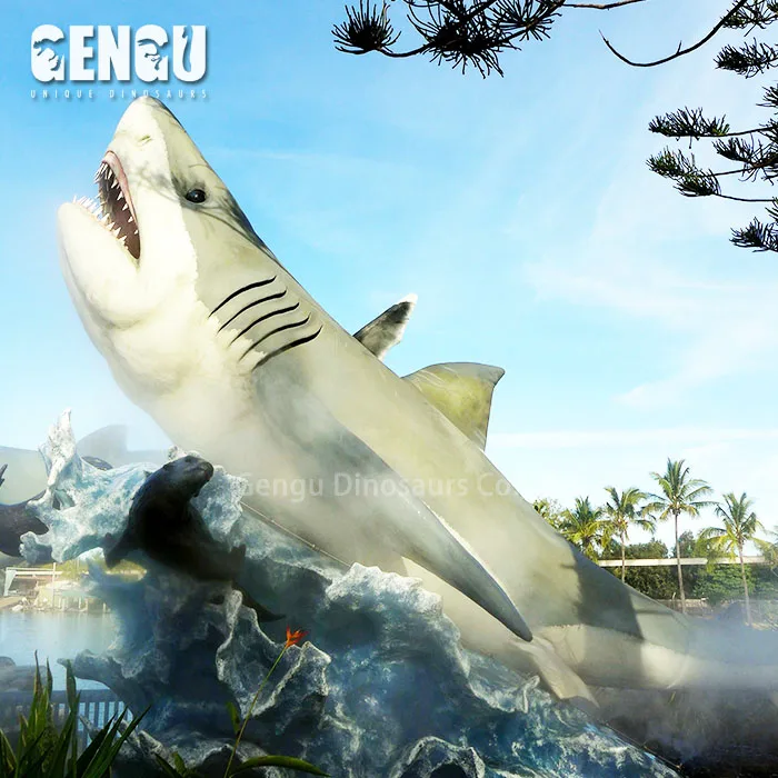 High Quality Giant Shark Model Animatronic Marine Animal