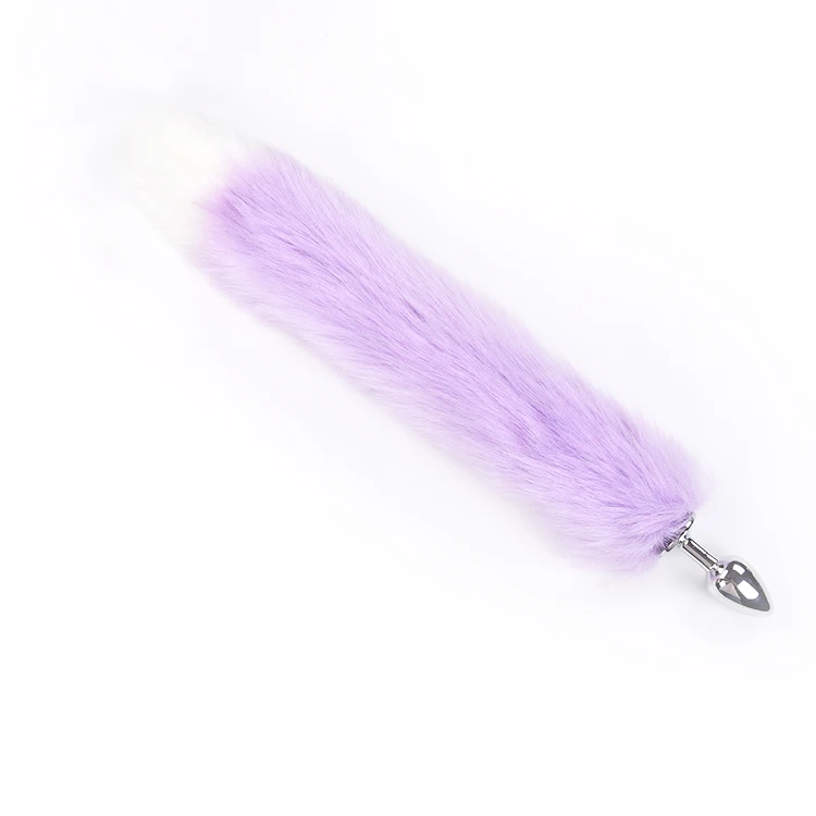 2020 Longsheng New Purple Pony Tail Butt Plug,Anal Plug Horse Tail