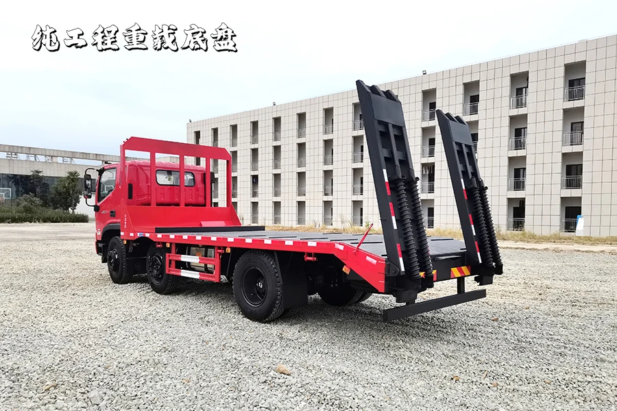 Factory direct price FOTON Donkey Kong ES 5 220hp short three-axis flat plate transporter truck tow trucks & wreckers truck